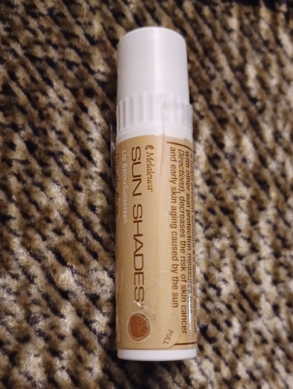 $4 Add-on New Sun Shades Lip Balm Sunscreen - Vanilla Bean